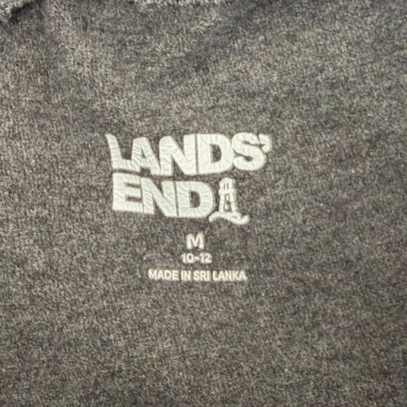 LANDS' END Women's Starfish Mid Rise Slim Leg Elastic Waist Pull On Pants - Picture 4 of 6